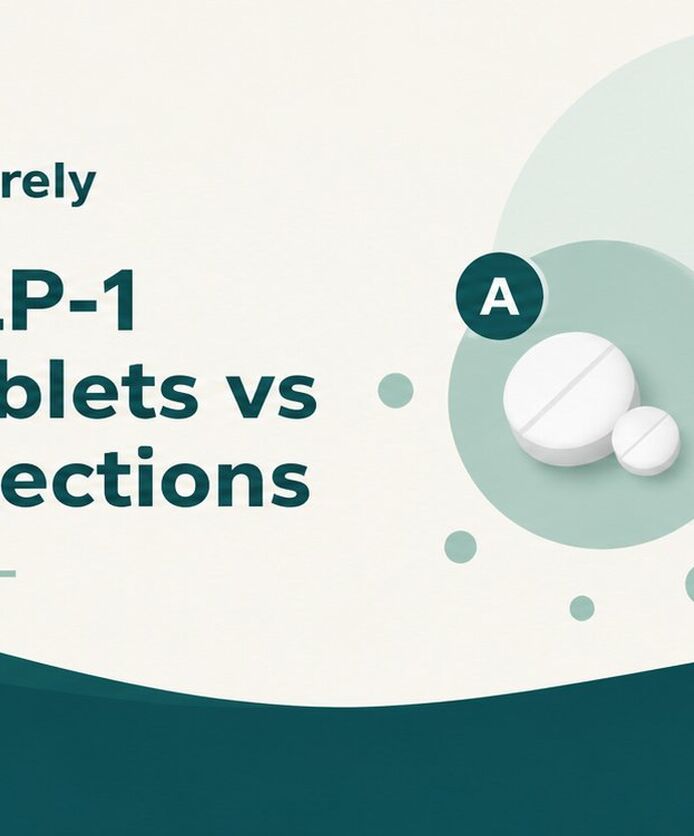 GLP-1 Tablets vs Injections Banner.