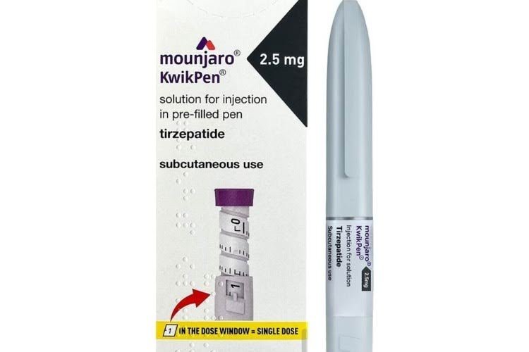 Mounjaro KwikPen 2.5 mg used for weight loss treatment in the UK.