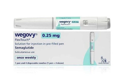 Wegovy FlexTouch pen for weight management.