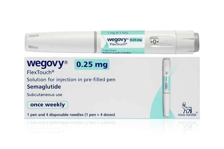 Wegovy semaglutide medication for weight management.